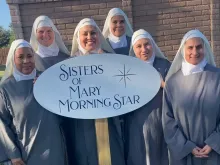 Sister Pia Maria, third from left, and her fellow nuns of the Sisters of Mary Morning Star, a contemplative order near Waco, Texas.