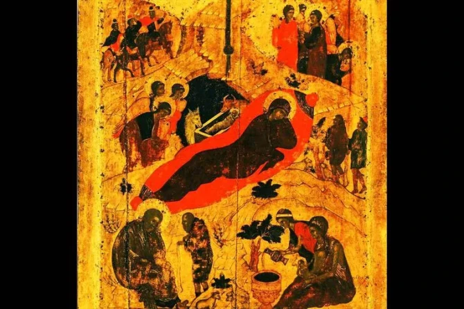 Andrei Rublev, “The Nativity"