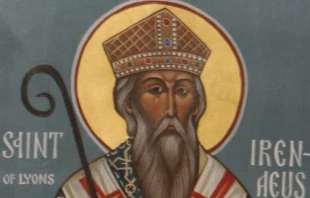 St. Irenaeus of Lyon. Credit: Wolfymoza via Wikimedia (CC BY-SA 4.0)