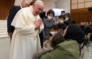 Pope Francis’ general audience in the Paul VI Hall at the Vatican, Dec. 22, 2021. Vatican Media.