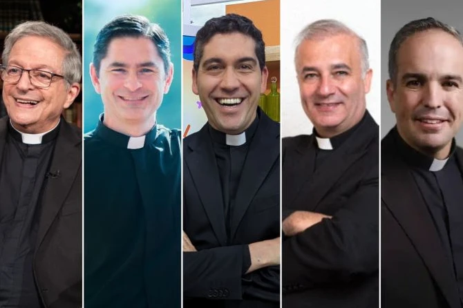 From left to right: Father Pedro Núñez, Father Jorge Obregón, Father Juan Carlos Vásconez, Father Ángel Espinosa de los Monteros, and Father Ignacio Amorós.?w=200&h=150