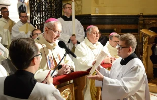 Poland is entrusted to St. Joseph at the National Shrine of St. Joseph in Kalisz, Oct. 7, 2021. Opiekun.kalisz.pl.