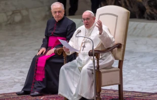 Pope Francis’ general audience in the Paul VI Hall at the Vatican, Sept. 29, 2021. Pablo Esparza/CNA.