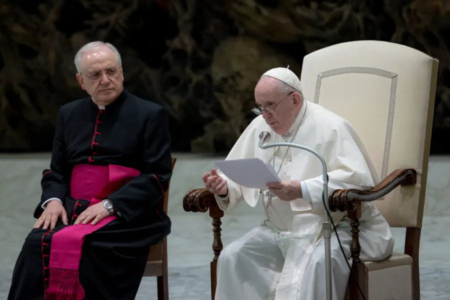 Pope Francis’ general audience in the Paul VI Hall at the Vatican, Jan. 19, 2021.?w=200&h=150