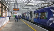 Gilmour Street train station in Paisley, Scotland.