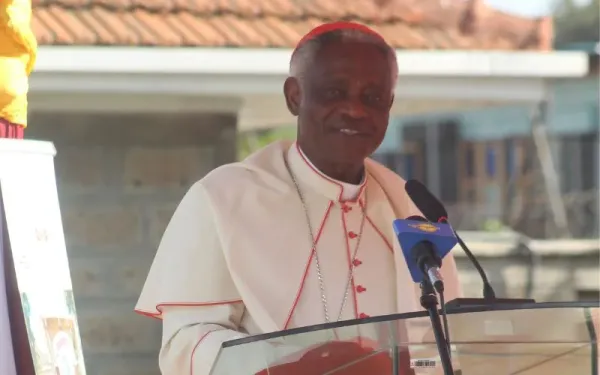 Cardinal Peter Kodwo Appiah Turkson addresses the evolving nature of power in ecclesial and societal contexts in his lecture for the opening of the 2024/2025 academic year of the Nairobi-based Hekima University College (HUC) on Aug. 17, 2024. Credit: ACI Africa