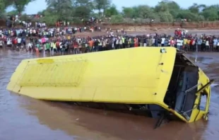 At least 33 Catholics were killed Dec. 4 when a bus fell into a river in Kitui County, Kenya. Courtesy Photo