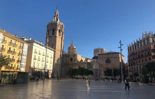 After 400 years, the Valencia Cathedral hass reintroduced the performance of the “Mystery of the Assumption of the Virgin” drama as part of the basilica’s festivities to celebrate the Aug.15 Marian solemnity. Credit: Rachel Thomas