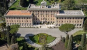 The Vatican City’s Governor’s Palace (Palazzo del Governatorato in Vaticano), the building that is the seat of the Pontifical Commission for Vatican City State in the Vatican Gardens.