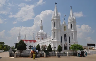 The Vatican has approved devotion at the Sanctuary of Our Lady of Good Health in Vailankanni, India, the site of reported apparitions of the Virgin Mary in the 16th century.   Credit: Sajanj/Wikimedia, CC BY-SA 3.0