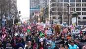 Tens of thousands of pro-life advocates march through the heart of San Francisco on Saturday, Jan. 25, 2025, for the 21st annual Walk for Life West Coast.