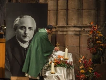 Father Max Josef Metzger, a Catholic priest executed by the Nazi regime in 1944 for his peace activism and ecumenical work, was beatified Sunday, Nov. 17, 2024, in Freiburg, Germany.