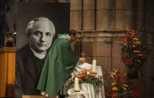 Father Max Josef Metzger, a Catholic priest executed by the Nazi regime in 1944 for his peace activism and ecumenical work, was beatified Sunday, Nov. 17, 2024, in Freiburg, Germany. Credit: Photo courtesy of the Archdiocese of Freiburg, Germany