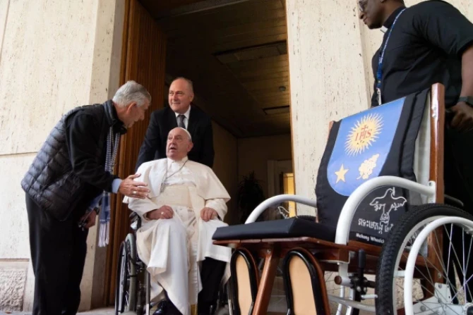 wheelchair gift for Pope Francis