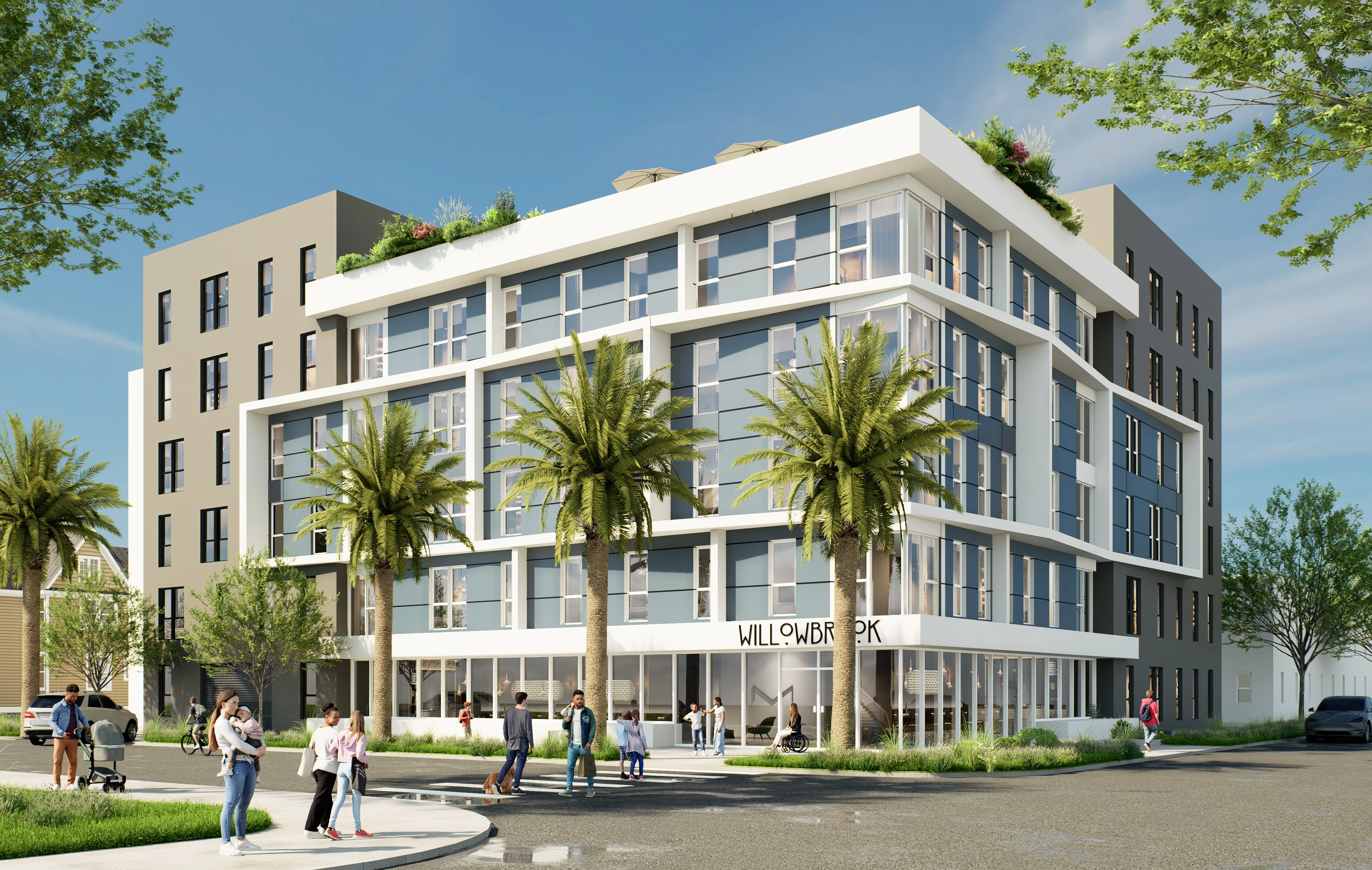 An artist’s rendering of the affordable apartment complex soon to be built by Our Lady Queen of Angels Housing Alliance in Los Angeles.?w=200&h=150