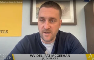 West Virginia Delegate Pat McGeehan, a supporter of the state’s ballot measure to make assisted suicide illegal, said in an interview with “EWTN Pro-Life Weekly” on Sept. 5, 2024, that he hopes the potential ban will be a “gold standard for other states to follow.” Credit: “EWTN Pro-Life Weekly” screenshot