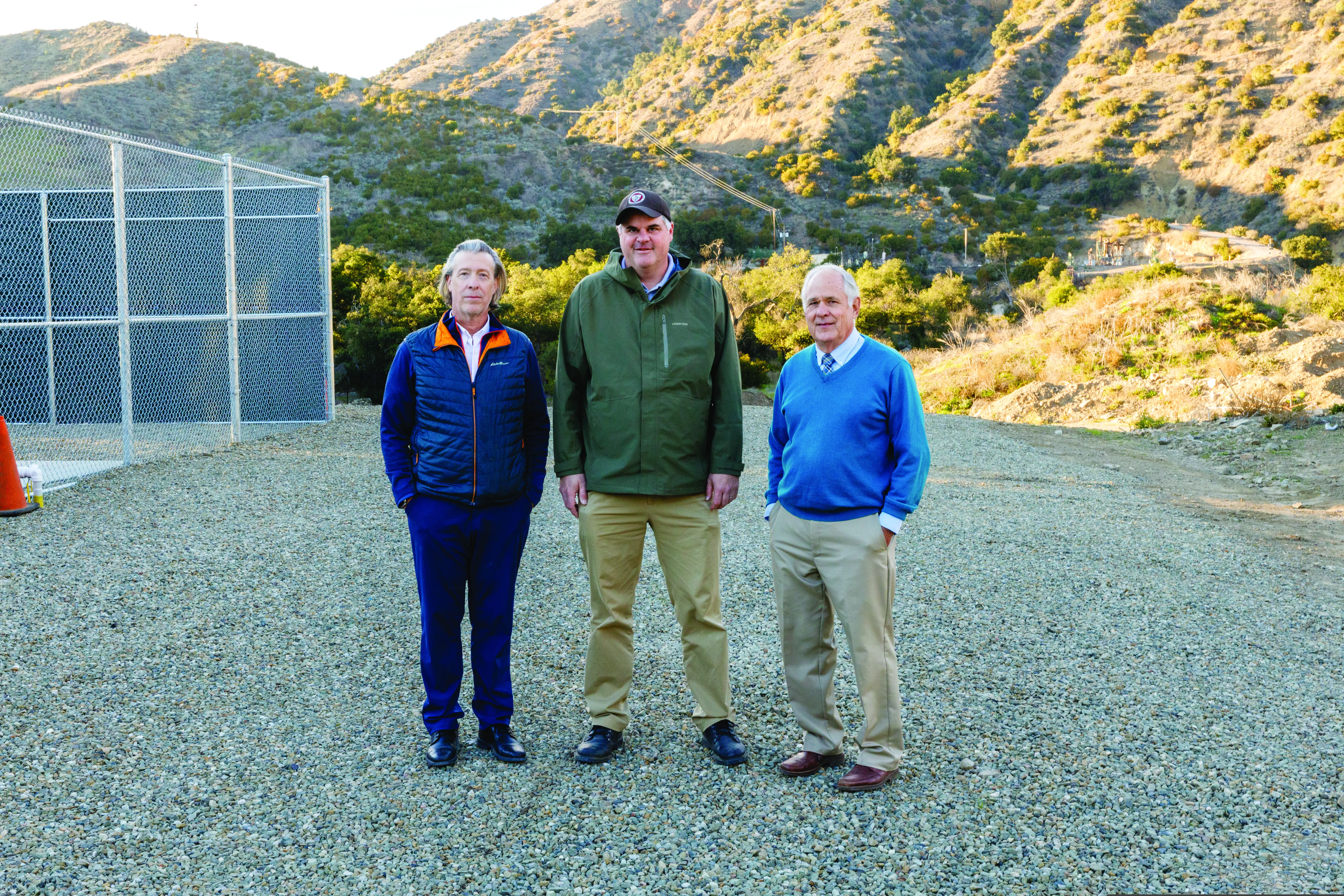 Mark Kretschmer, vice president for operations at Thomas Aquinas College (TAC), pictured with Thomas Kaiser, a biologist and researcher, and Lawerence Youngblood, an electrical engineer and director of Brompton Energy.?w=200&h=150