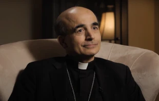 Bishop Abdallah Elias Zaidan of the Eparchy of Our Lady of Lebanon of Los Angeles is the chairman-elect for the U.S. bishops' Committee on International Justice and Peace. Screenshot of YouTube video